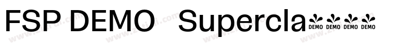FSP DEMO   Supercla字体转换